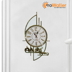 Desert Theme Decorative Wall Clock with Deer