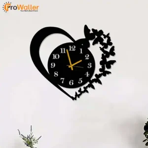 Heart Wodeen Diy CLock