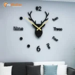 Deer Wall Clock Animal Theme Clocks