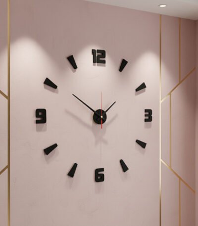 Frameless Wall Clock orStereo Digital Wall Clock