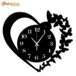 Heart wodeen Diy CLock