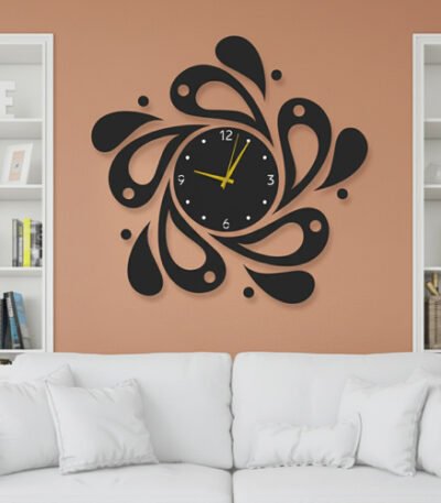 Modern Abstract Wall Clock Design