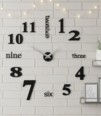 Number with English Clock