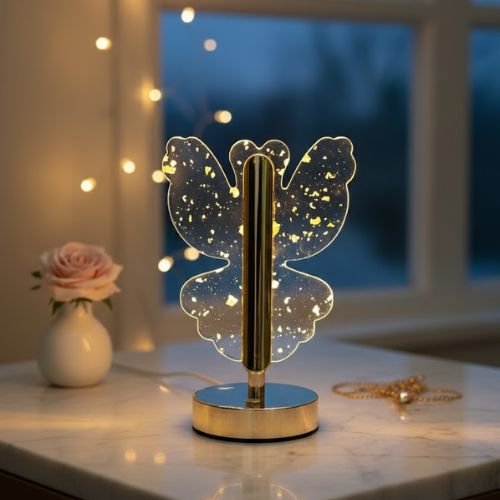 BUTTERFLY TABLE LAMP Creative LED Light Table Lamp for Bedside Decor