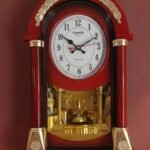 Casio Red Chiming Mantel Clock
