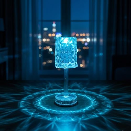 Crystal Cylinder LED Accent Light