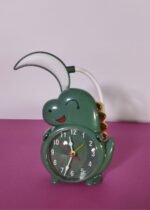 Cute Dinosaur Table Clock with Flexible Neck Moon Light