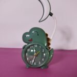 Cute Dinosaur Table Clock with Flexible Neck Moon Light