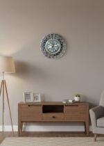 Modern Silver Ring Wall Clock