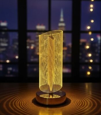 Unique Layered 3D-Building Design LEDNight Light Multi Layered LED Shadow Box
