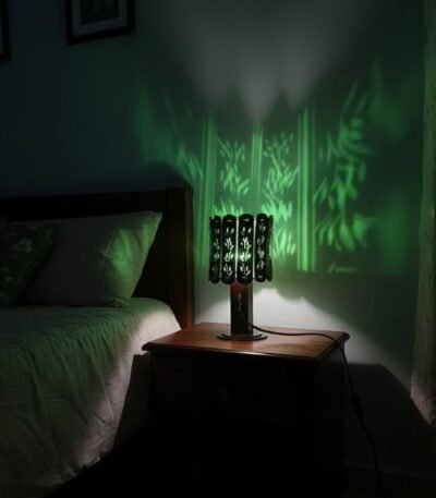 Wooden Table Lamp Light for Bedroom and Home Decor