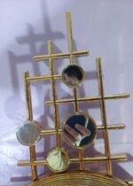 Art Deco Marble Geometric Wall Clock