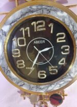 Art Deco Marble Geometric Wall Clock