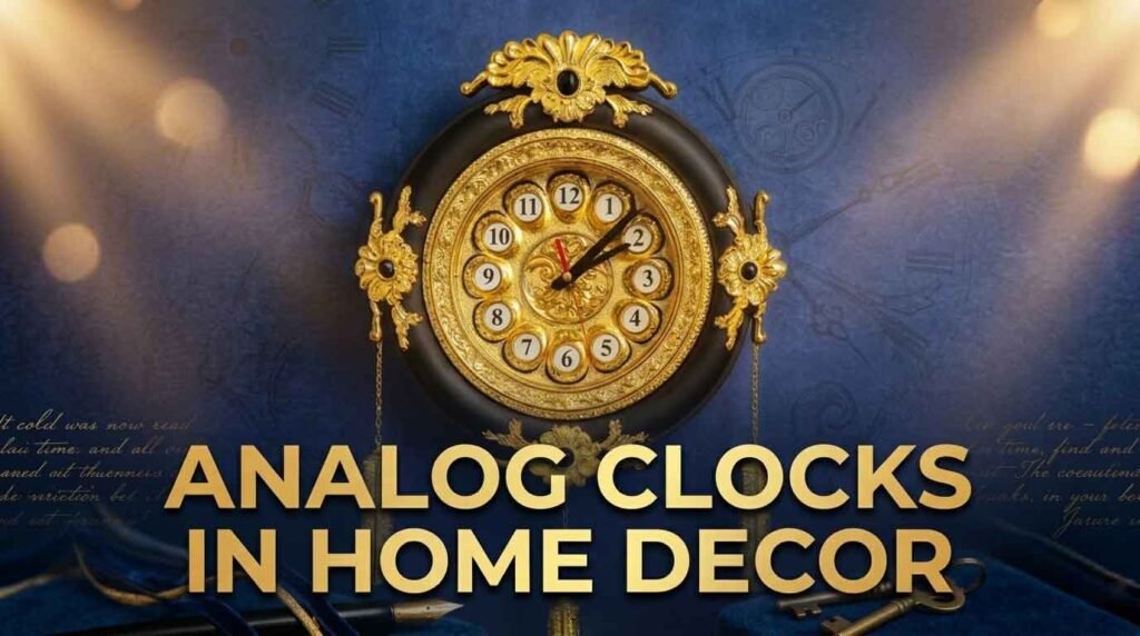 Analog Clocks in Home Decor