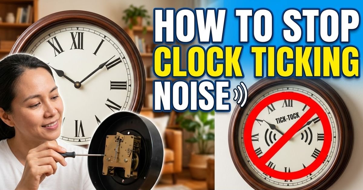 How to Stop Clock Ticking Noise