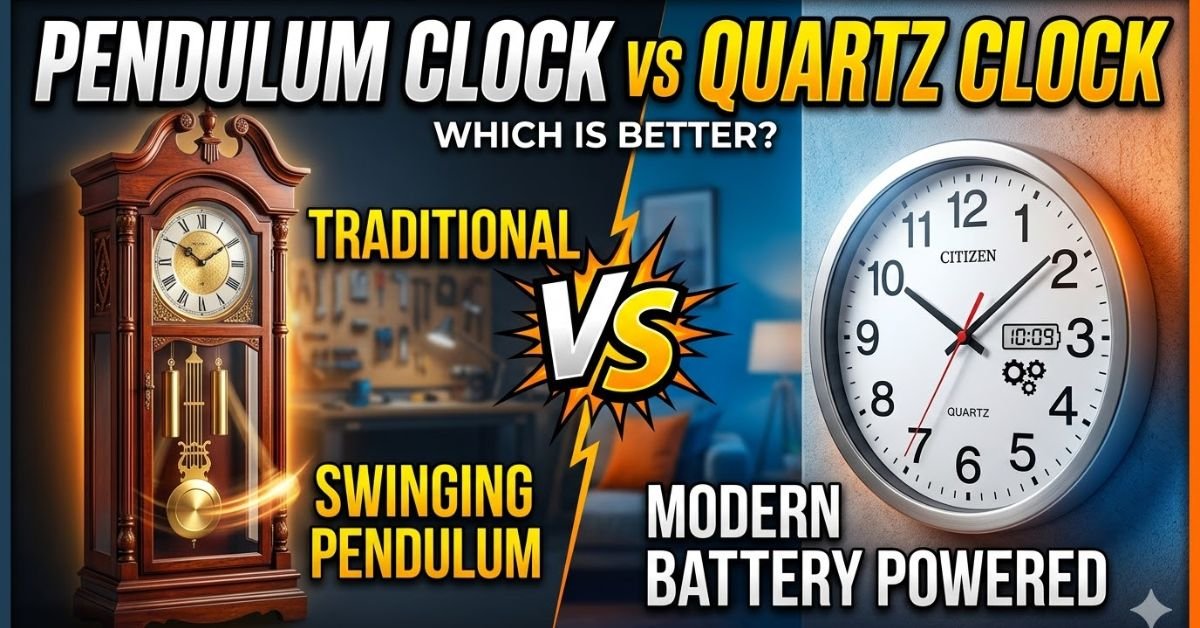 Pendulum Clock vs Quartz Clock